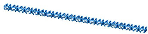 Aexit 20Pcs Letters' 'O' 'Cable de red etiquetas marcadores azul para cable de (model: F4219VIX-1914GK) diámetro de 4.0-6.0mm