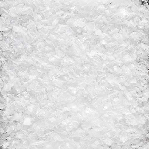 DEKOSCHNEE FEIN. 1 Liter. Kunststoff Schneeflocken Deko Schnee Kunstschnee. Weiss