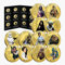 IMPACTO COLECCIONABLES Disney coin collection - Star Wars Episode IV - VI Original Trilogy Gifts Limited Edition Collectable Gold Plated Commemorative Coin / Medal Complete Bundle Pack