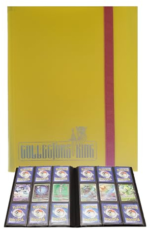 Collectors King Raccoglitore Carte Magic - Album Compatibile per 360 Card di Pokemon, OnePiece OP Gx Ex Trainer Go, Yugioh, Mtg Magic - 9 Tasche x Pagina da 9.5x7