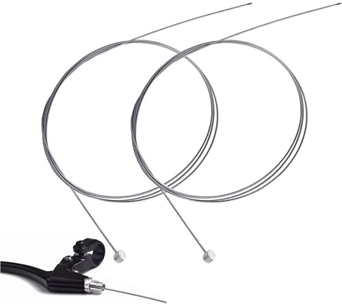 2 Pcs Bike Brake Cable, Universal Standard Bicycle Brake Cable, for Road Bike/Mountain Bike/MTB