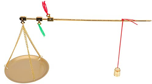 Yardwe 100g Handliche Kupferwaage Für Präzises Von Kräutern Und Gewürzen Tragbare Analoge Für Küche Und Besondere Anlässe
