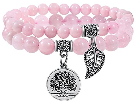 Farfume Chakra Armband Echte Steine, Echte Steine-Edelsteine Armband fur Damen