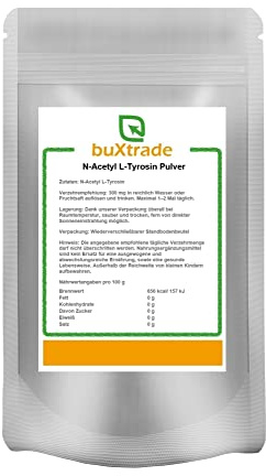 N-Acetyl-L-Tyrosin Pulver | Non-GMO | L-Tyrosin | N-Acetyl | Buxtrade | verschiedenen Mengen (1 kg)