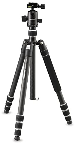 CULLMANN - 52347 - NANDO - 560MC RB8.5 - Stativ - Carbon - Reisestativ - Leichtgewicht - Schnellspanner - Kompakt - 162 cm