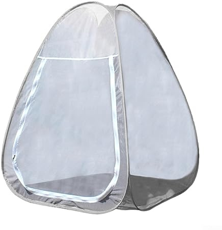 Tente de méditation bouddhiste simple moustiquaire tente temples assis dans un abri autoportant Cabane pliante rapide tente de camping en plein air portable