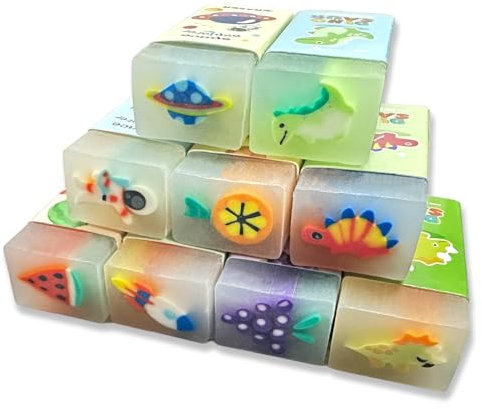 Radiergummi, 9 Stück Radiergummi Kinder Set, Duftender Radiergummi, Niedliche Radiergummi Schule für Schule, Skizzen, Gemälden, Künsten