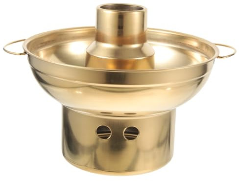 Amosfun Edelstahl Schüssel Heißer Topf Dessert Halten Container Obst Lagerung Topf