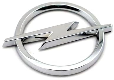 GFHZZS Auto Emblèmes pour Opel Corsa D,Matériau Métal 3D Logo Insigne Capot Avant et Arrière et Logo du Coffre Lettres Insigne Autocollant Décoratifs Accessoire,11.5CM