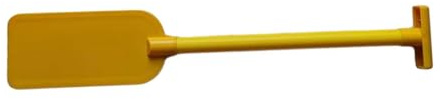 Ronyme Pagaie de Kayak Gonflable pour Enfants, Bateau Gonflable, Rame en PVC, Poignée en T, 40 Cm, pour Canoë-Kayak pour Enfants, Jaune