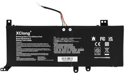 XClong B21N1818-3 C21N1818-3 Laptop Batería para ASUS VivoBook A409 D409 F409 M409 X409 X409DA X409FA A509 D509 F509 F509MA M509 X509 X509DA X509F X409BA X509JB X509JA X509JP X509M X509MA