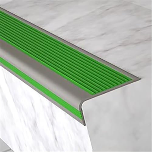 Generisch L Winkelprofil Treppenkantenprofil, PVC Anti-Rutsch Treppenkante, Treppenkantenprofil Selbstklebend für Außen und Innenbereich,G-5cmx2.5cmx1.3m