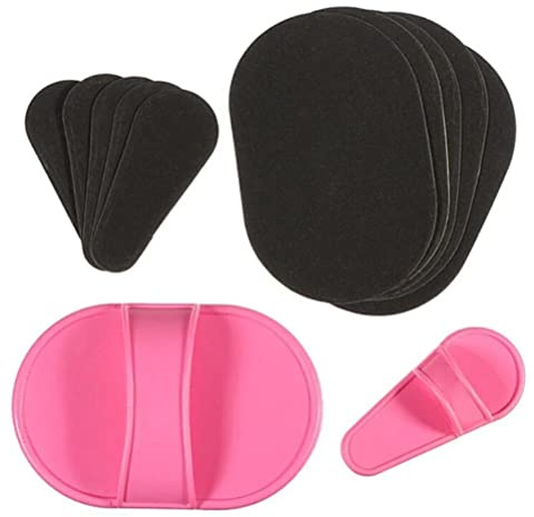 BTOSEP Juego de Almohadillas de Depilación para Exfoliación de Labios, Almohadilla de Depilación Facial para Piernas, Brazo, Cara, Labio Superior (A)