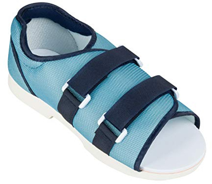 Össur Mesh Top Post-Op Shoe for Foot Surgery Recovery – Medical Walking Shoe with Breathable Mesh Upper, Semi-Rigid Protective Sole, Reinforced Heel Support, Adjustable Dual Closure Straps for Post-Operative & Trauma Care | Small