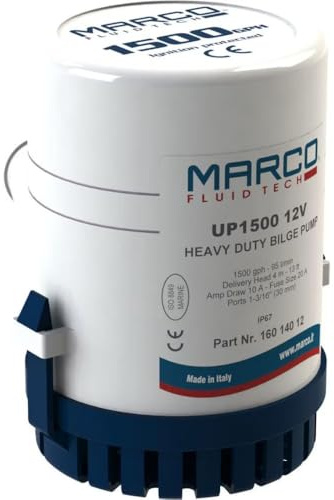 Marco Up1500 12v Submersible Bilge Pump One Size