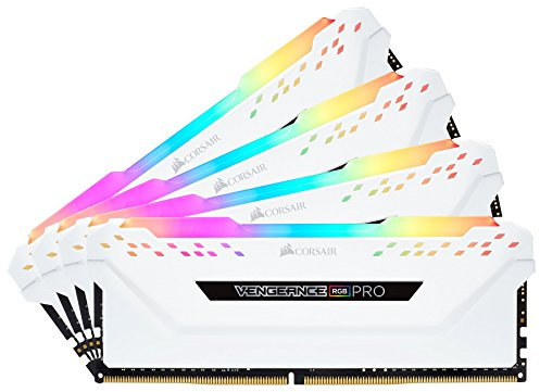 Corsair Vengeance RGB PRO 32GB (4x8GB) DDR4 3600MHz C18 XMP 2.0 Enthusiast RGB LED-Beleuchtung Speicherkit - weiß