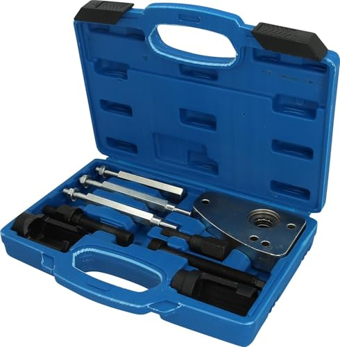 BRILLIANT TOOLS BT551180 Juego de extracción de inyectores HDI, 9 pzs [Powered by KS TOOLS]
