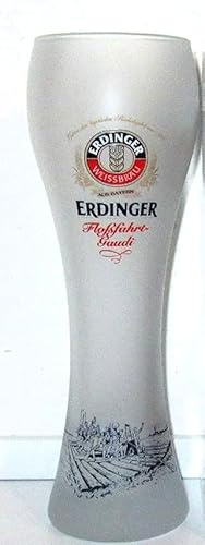 Erdinger / Gläser/Weißbierglas/weiß satiniert/Floßfahrt-Gaudi / 1 x 0,5 Liter/ohne Karton