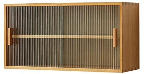 Massivholz Wandschrank für Haushalt & Arbeitszimmer - Wandschrank & Küchen-Anrichte (Wood, 80 * 30 * 35cm)