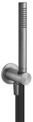 Gessi 316 Brause-Set Gessi 316 inklusive Wandanschlussbogen 1/2 mit Halterung, 54023727, Farbe: Edelstahl matt gebürstet