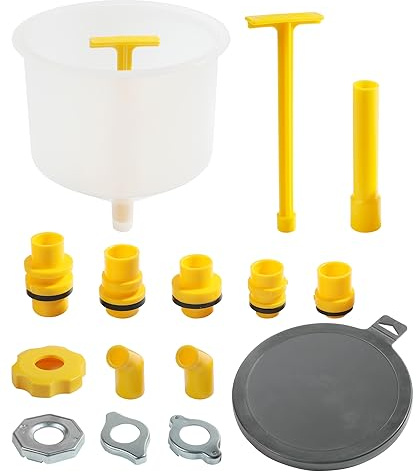 RACOONA Coolant Funnel Radiator Flush Kit - No Spill Car Accessories, Universal Vehicle Antifreeze Bleeder