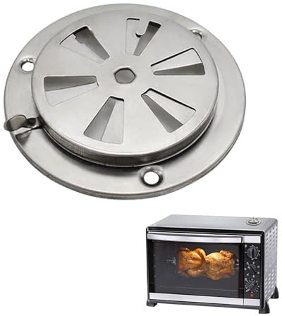 Rosetta di Ventilazione in Acciaio Inox, Griglia di Ventilazione Richiudibile, Ventola Rotonda Richiudibile, Lamiera di Ventilazione in Acciaio Inox, Griglia di Ventilazione Rotonda, 95mm