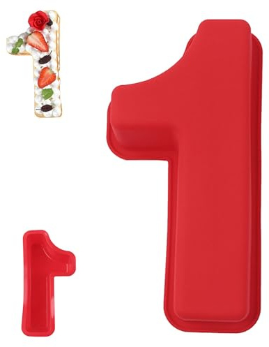 QEEYON 25,4 cm große Silikon Kuchenform, BPA-frei, antihaftbeschichtet, ideal für DIY Backen, Geburtstage, Hochzeiten und Jahrestage