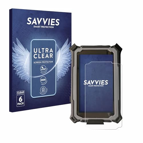 savvies Protector Pantalla para Carpe Iter Pad V4B | 6 Unidades Transparente Protección Pantalla Made in Germany Película Ultra Transparente