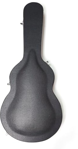 Hochwertige E-Gitarrentasche für Gibson 335 Jazz Guitar Case und Epiphone Dot Guitar Case, wasserdichtes Leder, innen Plüsch, Aufbewahrungsfach, Protektor und Laptop, Schwarz