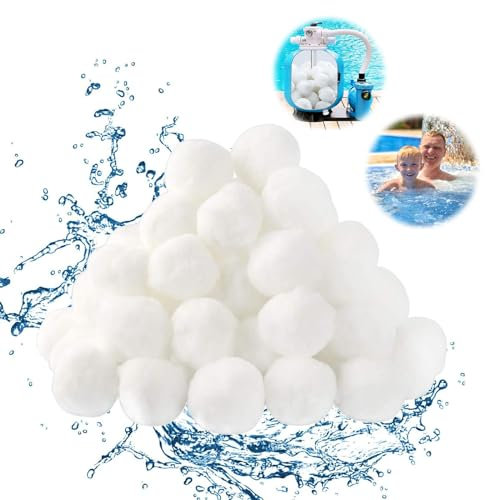 KARELLS Bolas Filtro Piscina, Bolas de Filtro, 200g Filter Balls, Filtro de Depuradora Piscina, Bolas Depuradora Piscina, Filter Balls Alternative, para Sistemas de Filtro de Arena
