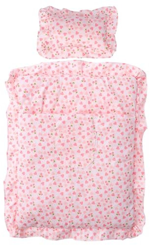 Supvox 1 Satz Puppen-erdbeer-Schlafsack Puppen Erdbeermatratze -Accessoire Doll Erdbeerschlafsack Puppenhausbettwäsche Kissen Für Puppen Puppensack Puppenhausdecke Puppendecke Stoff