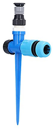 BAOFUYA Sprinkler del Prato Regolabile a 360 ° con Materiale ABS, Tecnologia a Nebbia Fine, Copertura Estesa, Costruita con Materiale ABS Durevole, Versatile per Alberi da Frutto, Arbusti, Serre