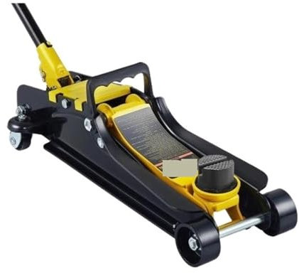 Hydraulisk domkraft, 2,5T golvhydraulisk domkraft Pneumatisk lågprofil golvdomkraft Heavy-Duty Steel Racing golvdomkraft med enkelkolvlyftpump,Lätt att använda och bära