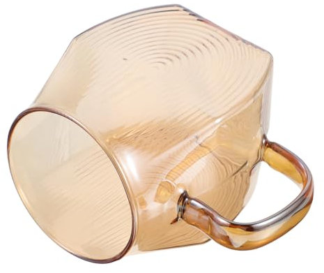 CIYODO Tazza Per Bevande in Vetro Trasparente Accessorio Da Cucina e Colazione Adatto Per Caffè Espresso Tè Latte e Altre Bevande Resistente Al Calore e Riutilizzabile