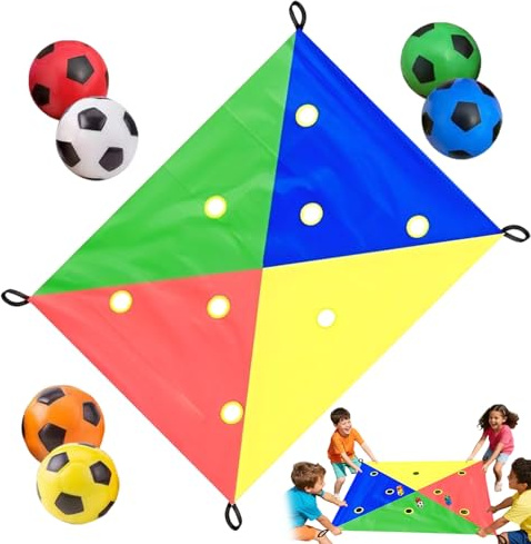Jeux de team building – Trous Tarp Activités Interactives | Apprentissage de l'équipe amusante – Création de jeux | Jeu de planification multi-joueurs en plein air pour les voyages scolaires, la salle