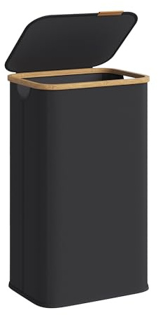 SONGMICS Laundry Basket with Lid, Washing Basket, 26 Gal. (100 L)