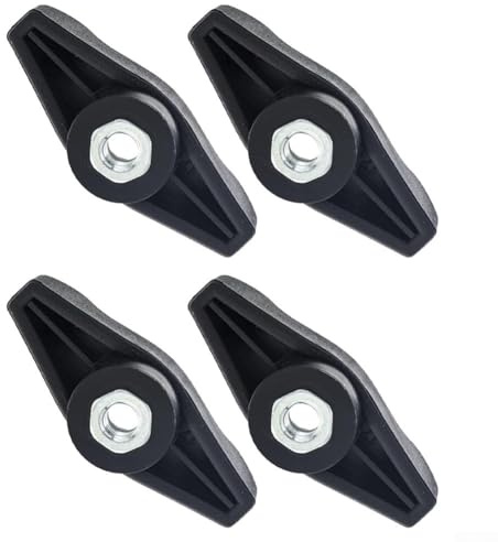 Yuanpgky Paquete de 4 piezas 720-04122 de repuesto para cortacésped y quitanieves, compatible con modelos de máquina de patio, construcción de plástico, para una fácil instalación