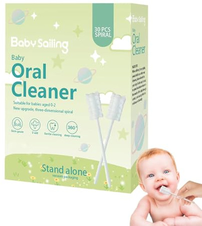 Nettoyeur de langue pour nouveau-né,Brosse à dents en gaze orale avec manche en papier | Outil de nettoyage buccal à texture tridimensionnelle pour les voyages, la maison et l'extérieur