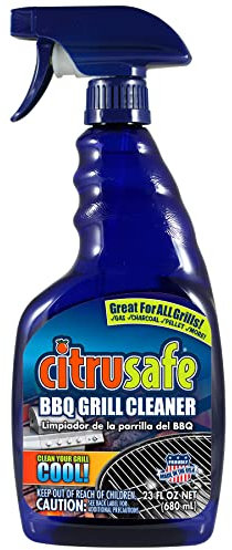 Spray limpiador de parrilla – barbacoa no tóxico Citrus Desengrasante Base (23 oz)