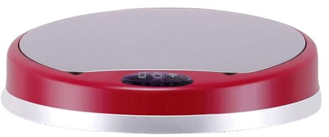 KITCHEN MOVE Couvercle de poubelle automatique rond modèle SOHO Rouge