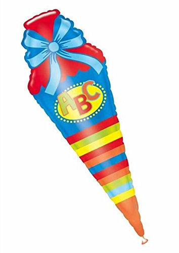Folienballon Schultüte - Ballon Zuckertüte Einschulung - Unbefüllt