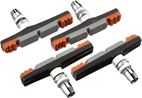 XLC Bremsschuhe Cartridge V-Brake BS-V10 4er Set 72 mm, Carbonlook, 2500384500