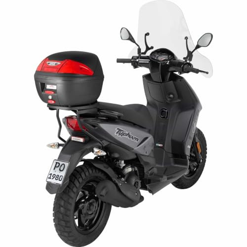 Topcase Träger schwarz Monolock Koffer o. Platte oder Max Zuladung 3 kg Piaggio Typhoon 50 oder 125Bj. 11