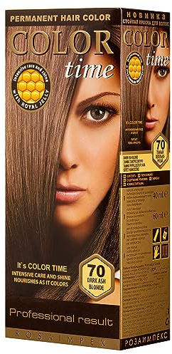 Permanent hårfärg med kunglig geléfärg 70 Mörk askblond