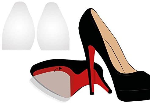 MadameFou ProtectMyHeels – sulskydd 1-pack – transparent film skyddar skosulorna från skador, transparent
