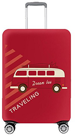 Kaxich Elastisch Reise Kofferhülle Kofferschutzhülle Reisekoffer Hülle Koffer Schutzhülle Gepäck Cover mit Reißverschluss 18-32 Zoll