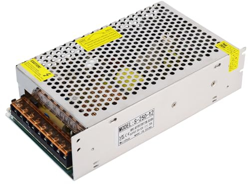 DC 12V Alimentation à Découpage AC 110V / 220V à DC 12V 20A 240W Transformateur pour CCTV, Lumières LED