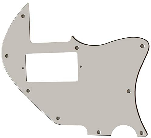 Passend für Tele Merle Haggard F Hole Thinline PAF Style Gitarre Pickguard (3-lagig, weiß)