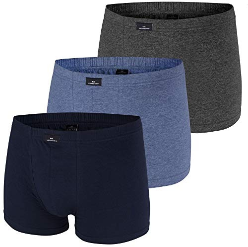 Götzburg Herren Pants, Unterhose - Baumwolle Single Jersey weiß, uni, 3er Pack