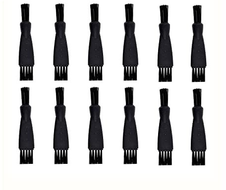 Spazzola per Rasoio,12 PCS Spazzola Pulizia Rasoio Elettrico Elettrico Rasoio Clipper Setole Rimozione dei Capelli Rasoio da Barba Sostituzione Spazzola per Uomo